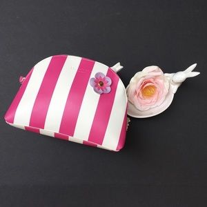 Elizabeth Arden Pink&White Stripes Makeup Bag
